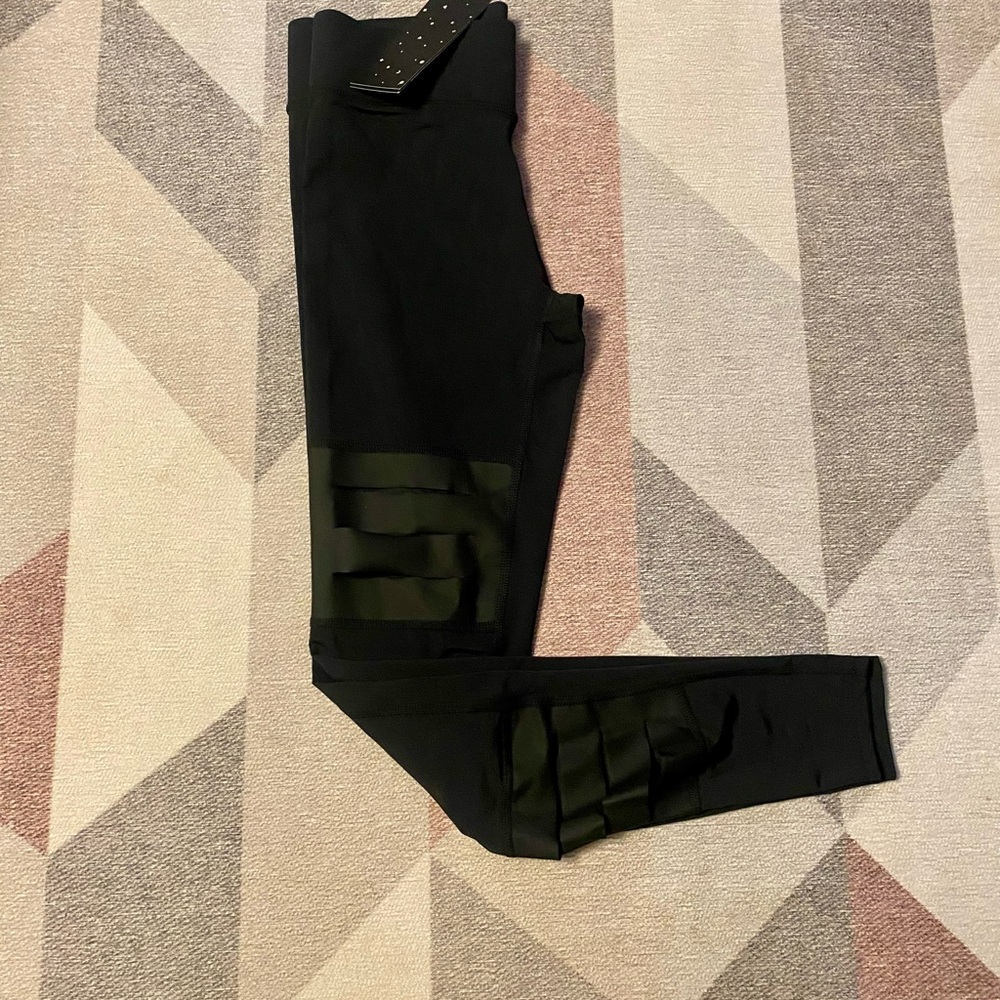 Terez Black Cut-Out Leggings